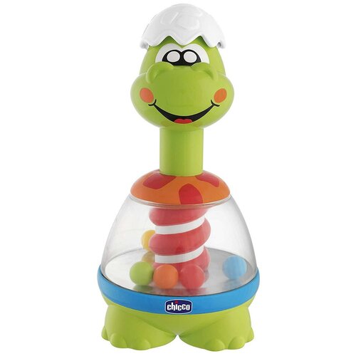 игрушка с прыгающими шариками battat poppitoppy Юла Chicco Spin-Dino (09711) зелёный / синий