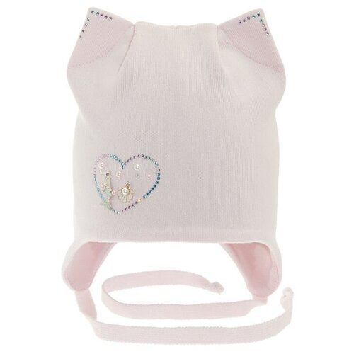 фото Шапка для девочки озеро весны, цвет голубой, размер 50-52 mialt