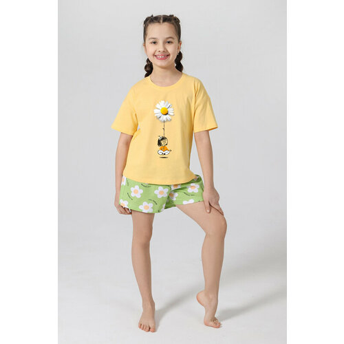 Пижама VIOTEX, размер 146, желтый