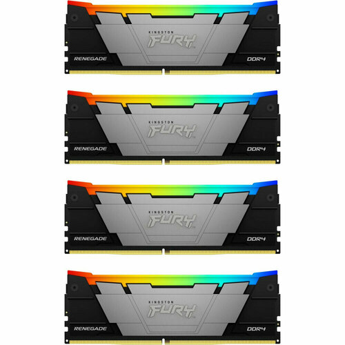   64Gb DDR4 3600MHz Kingston Fury Renegade RGB (KF436C16RB12AK4/64) (4x16Gb KIT)
