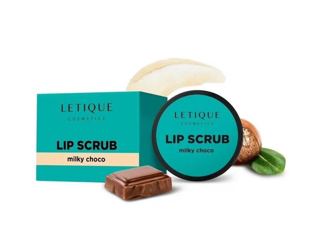 Letique Cosmetics Скраб для губ LIP SCRUB MILKY CHOCO, 10 гр.