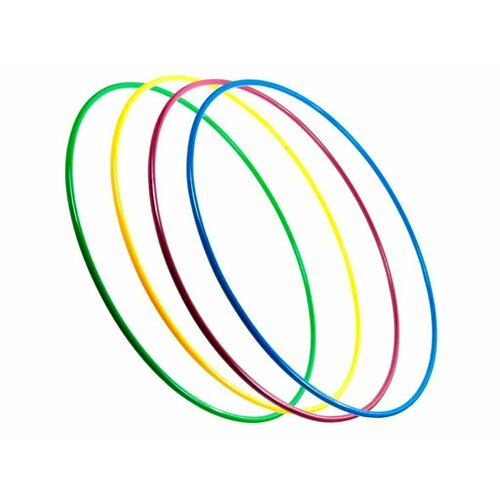 Обруч гимнастический цветной стальной Диаметр - 90 см900гр желтый 749₽