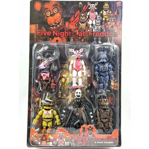 Набор Аниматроник светящихся фигурок, 6 шт Five Nights