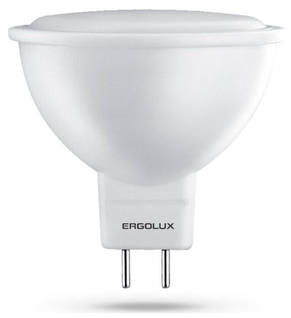 Лампа светодиодная Ergolux LED-JCDR-9W-GU5.3-4K