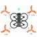 Набор пропеллеров с низким уровнем шума для квадрокоптера DJI Ava...
