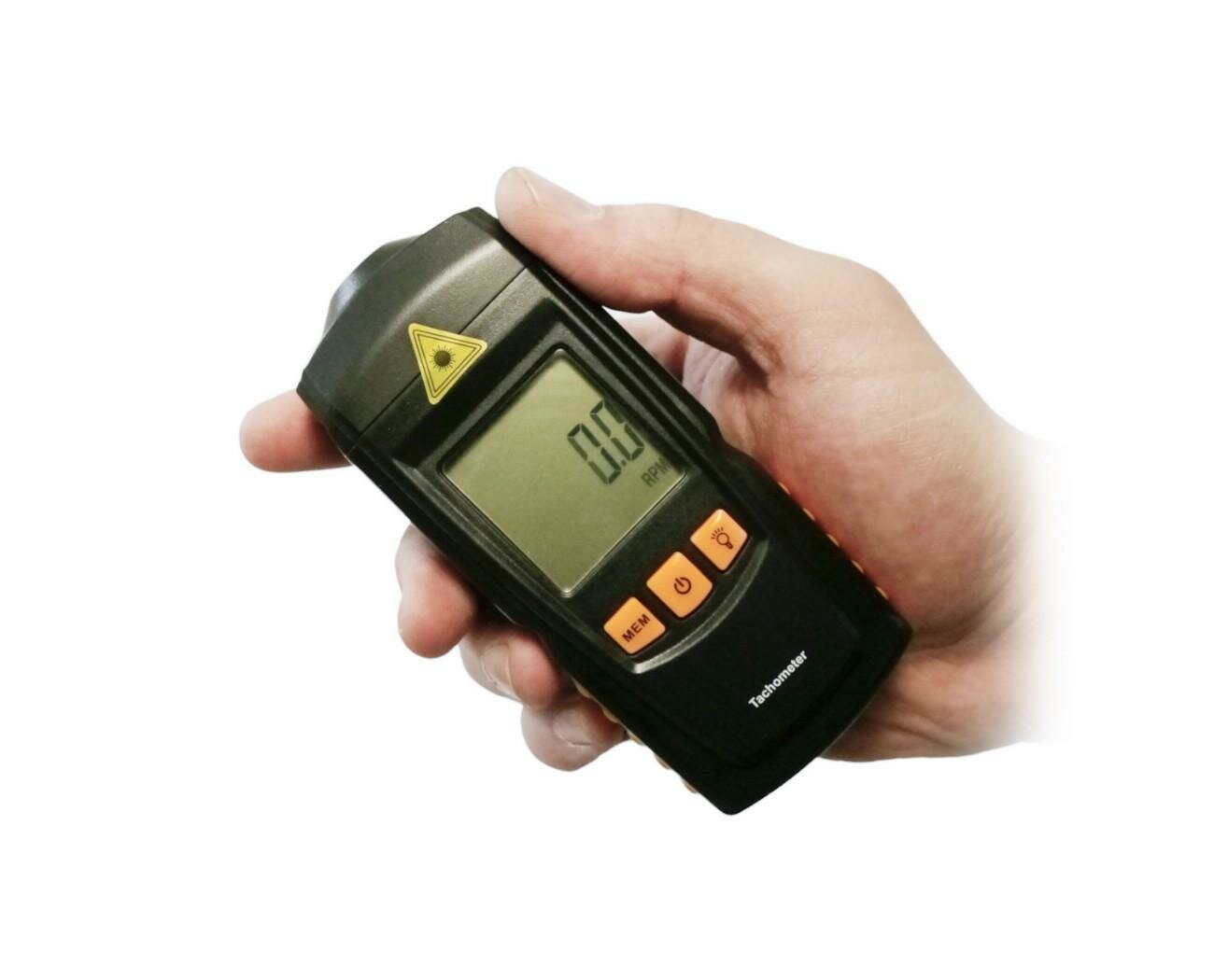 Цифровой бесконтактный тахометр GM8905-HT (black) (Q21213GM8) для измерения частоты вращения в диапазоне от 2,5 до 99999 об./мин.