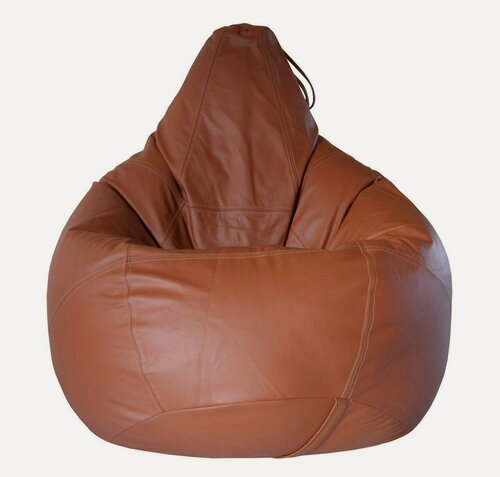 Изображение товара Кресло-мешок Груша, Puff Daddy, Коричневый Эко Кожа, XXXXL, 250 литров, комфорт, пуф, кресло, бескаркасная мягкая мебель