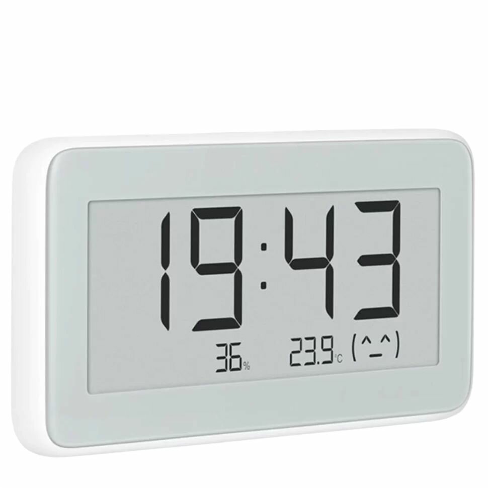 Метеостанция с часами Temperature And Humidity Electronic Watch Pro LYWSD02MMC белая