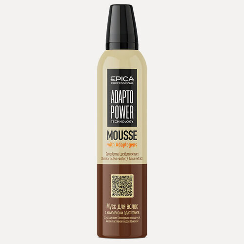 Изображение товара EPICA Professional Adapto Power — восстанавливающий и укрепляющий мусс для волос, 250 мл