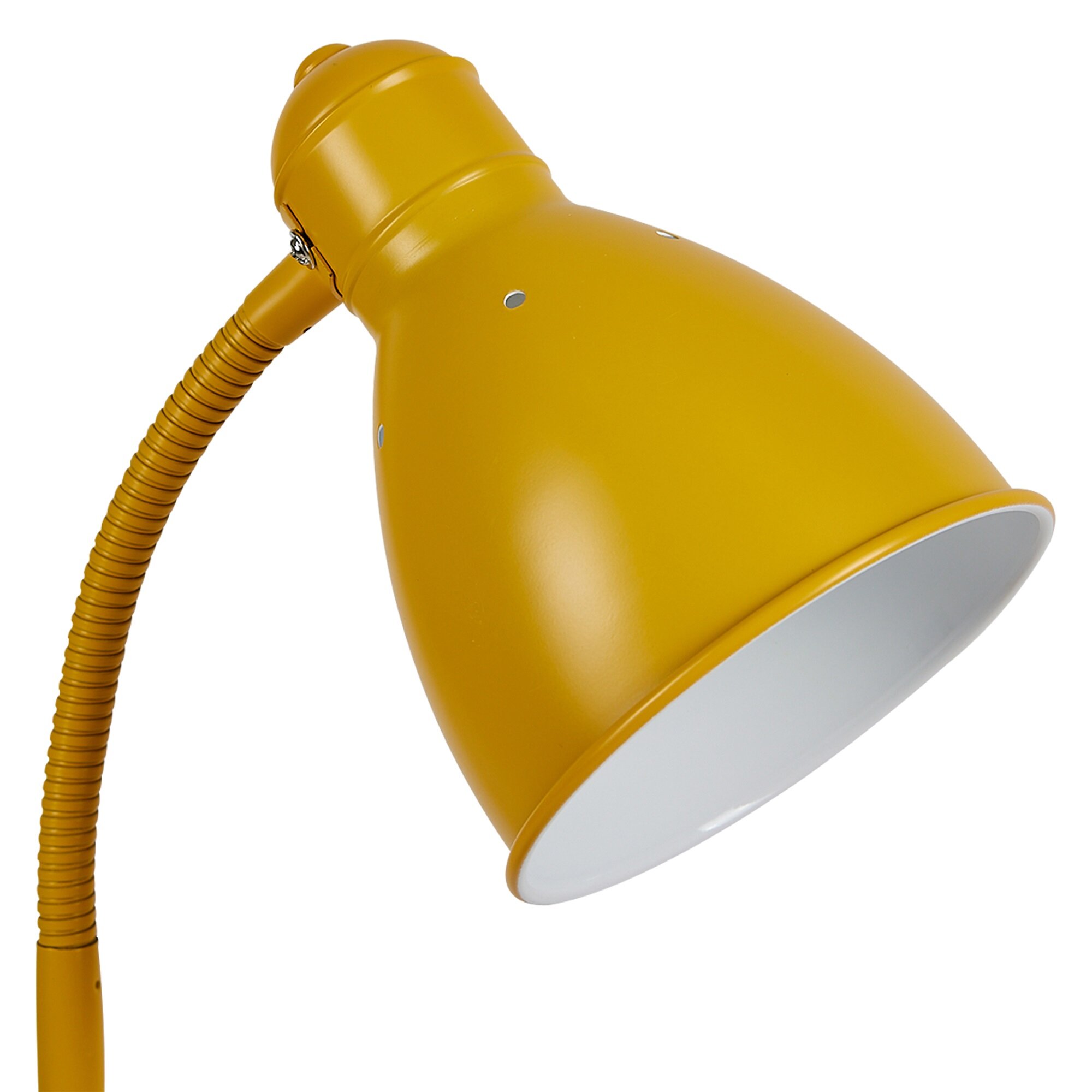 Светильник настольный Uniel UML-B701 E27 YELLOW Механический выключатель.