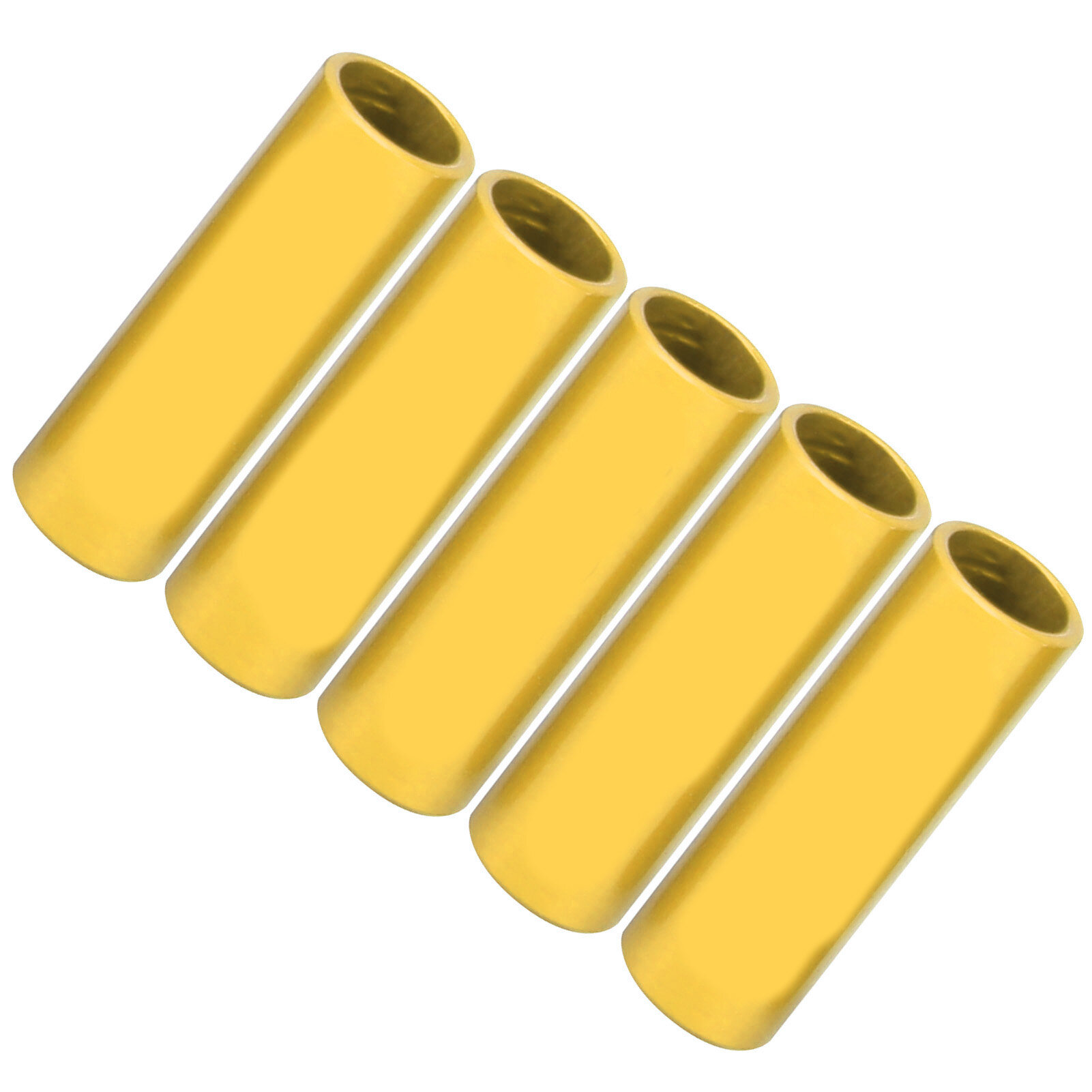 DUUTI 5 шт 4 мм концевые заглушки для велосипедного кабеля алюминиевые обжимные наконечники для тормозного троса переключения передач наконечники для шоссейного велосипеда золото