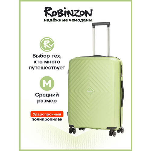 Чемодан Robinzon 65 л серый 9625₽