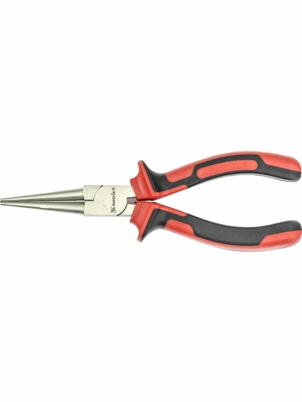 Круглогубцы Nickel 160 мм никелированные двухкомпонентные рукоятки Matrix 17355