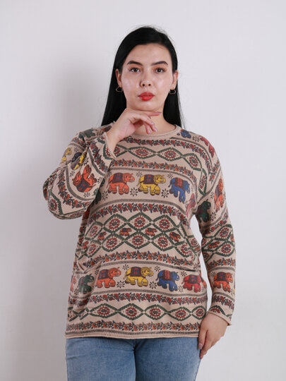 Свитер , размер OneSize, молочный — фото 1