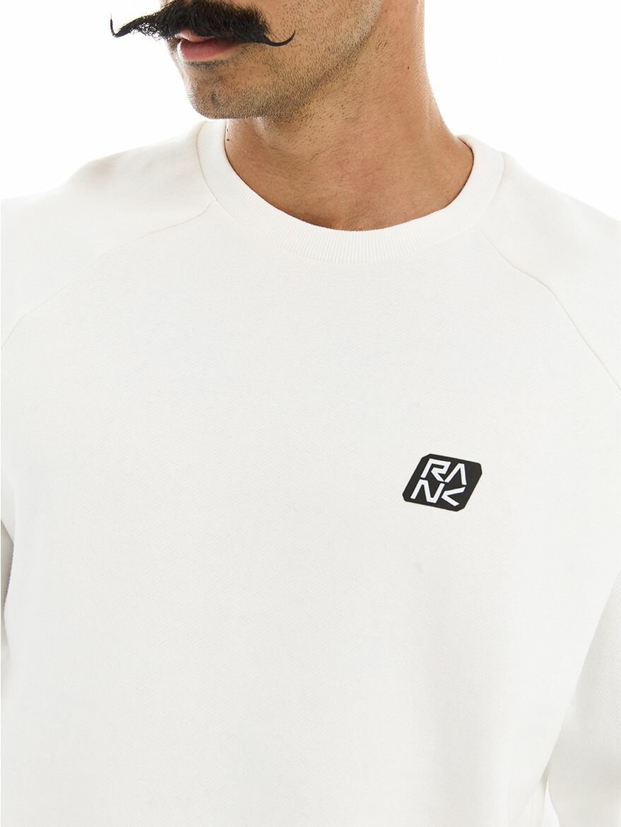 Свитшот спортивный RANK, размер L, , белый, — фото 1