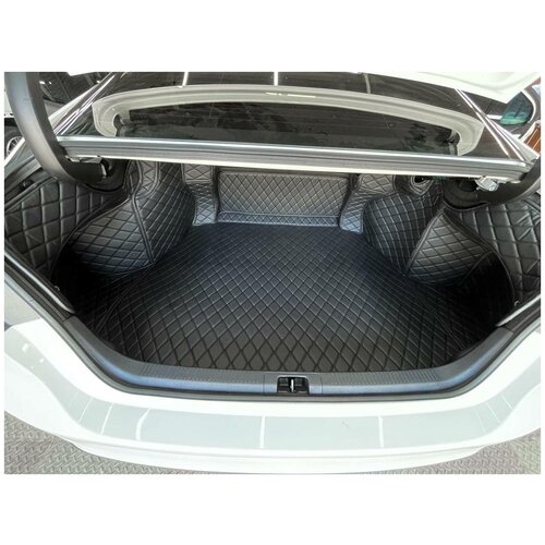 3D коврики из экокожи в багажник для Toyota Camry 70