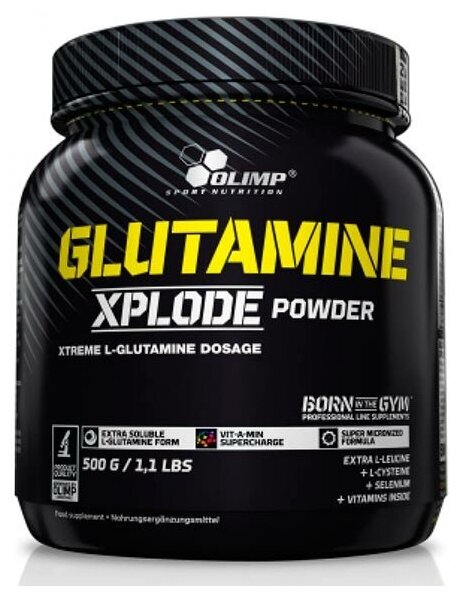 Olimp Nutrition, Glutamine Xplode, 500 г (апельсин)