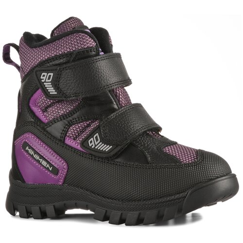 фото Полусапоги minimen, ж цвет черный/фиолетовый, размер 28