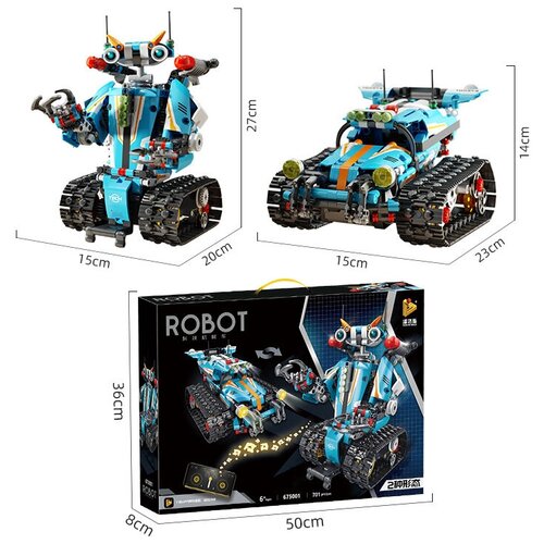 Конструктор Robot трансформер 2в1 675001 на пульте управления