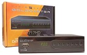 GoldMaster T717HD DVB-T/T2/C Цифровой эфирный приемник, приставка, ресивер