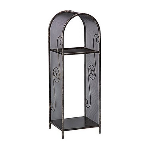 Дровница v71071 118х38х34см двухярусная черный с золотом 38272₽