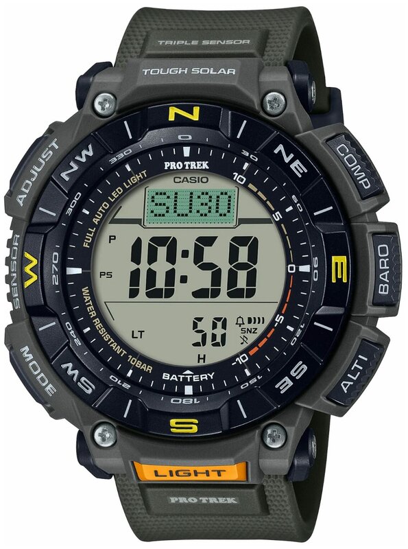 Наручные часы CASIO Мужские наручные часы Casio Protrek PRG-340-3 компас