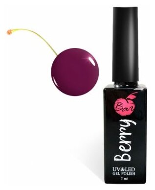 JessNail Гель-лак Berry Bar 7 мл , Оттенок фиолетового 0649