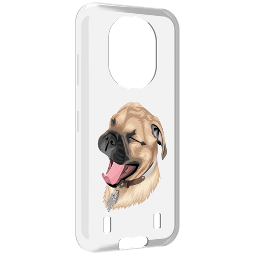 Чехол MyPads очень-довольная-собака для Oukitel WP16 задняя-панель-накладка-бампер чехол mypads очень довольная собака для honor x40 задняя панель накладка бампер