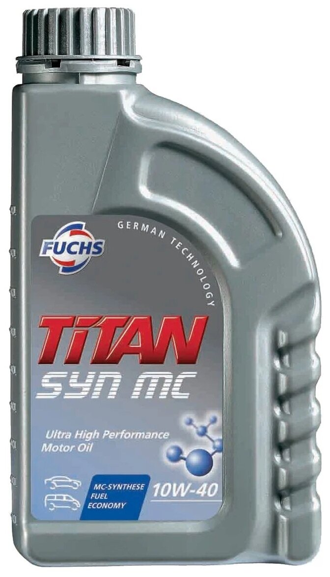 Полусинтетическое моторное масло FUCHS Titan Syn MC 10W-40, 1 л