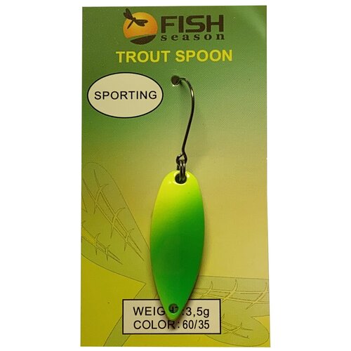 фото Блесна форелевая fish season sporting, 3,5g цвет-35 , крючок-kumho