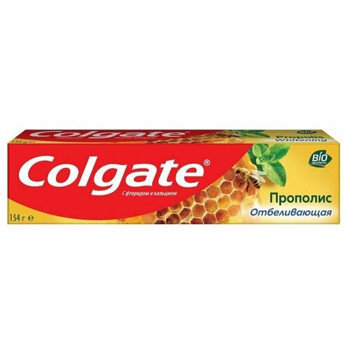 Купить Зубная паста колгейт 100 мл прополис отбеливающая, Colgate