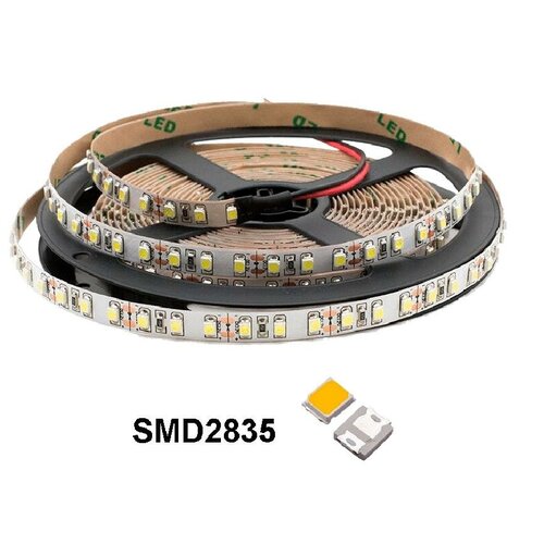 Светодиодная лента SMD2835, IP20, 120 светодиодов на метр BEELED BLDS20-3528H600A-12 - упаковка 5м.