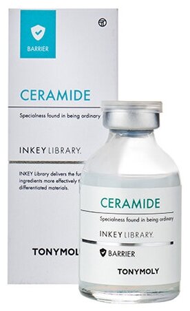 TONYMOLY CERAMIDE INKEY LIBRARY Ампульная сыворотка для лица с керамидами