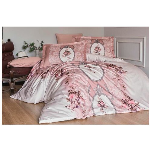 Постельное белье из сатина Poema Pudra Karven пудра Семейный наволочки 50х70 и 70х70 13700₽