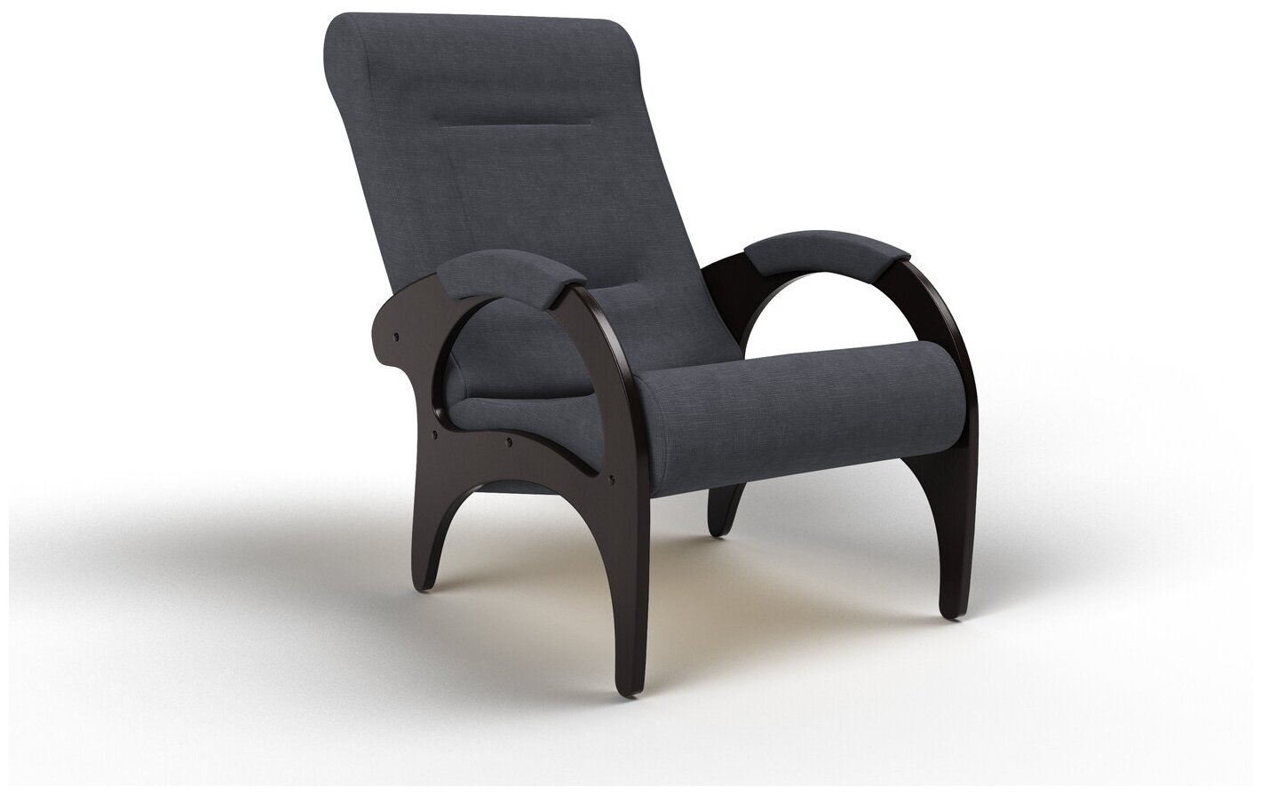 Кресло для дома кресло для отдыха Соната ткань графит (996) 64x88 см
