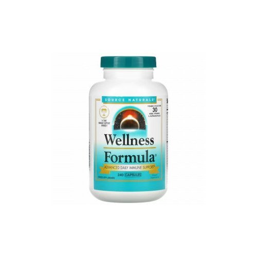 Source Naturals, Wellness Formula, ежедневная иммунная поддержка, 240 капсул