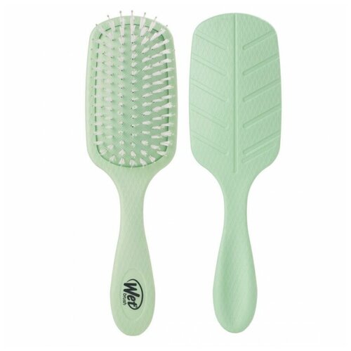 Эко-щетка Wet Brush Go Green Treatment And Shine Tea Tree Oil с маслом чайного дерева для спутанных волос