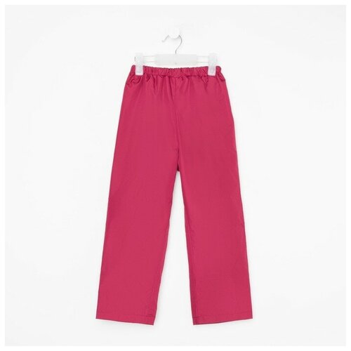 Брюки детские А.1710-07, цвет бордовый, рост 134 см 7613161