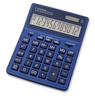 Калькулятор бухгалтерский CITIZEN SDC-444X, синий - фотография № 13