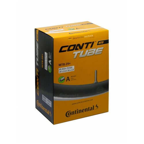 Камера Continental MTB Wide 29 RE 65-622-70-622, A40 арт. ZCO80031 велокамера 29 2 10 2 25 52 57 622 630 av48 длинный ниппель chaoyang y110403 3082900 005