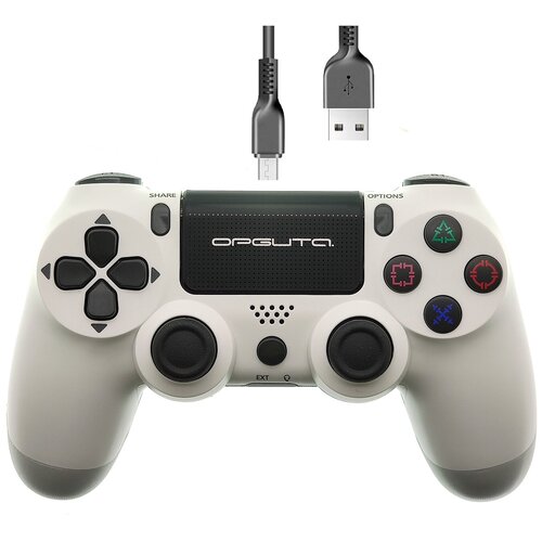 Геймпад игровой проводной Орбита OT-PCG13 Белый джойстик проводной орбита playstation ps4 dualshock 4 ot pcg13 синий