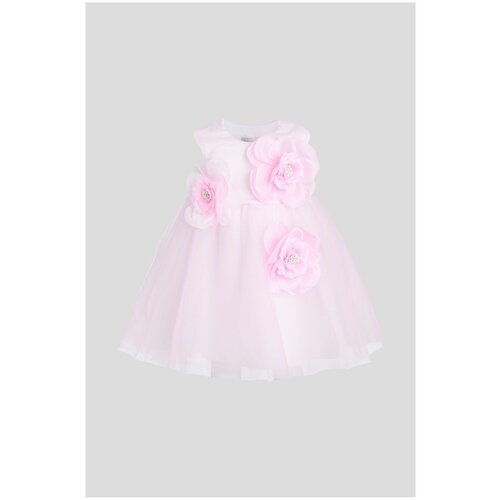 Платье-солнце Choupette, нарядное, размер 68, розовый