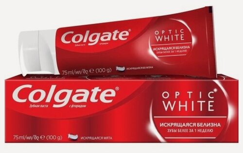 Изображение товара Зубная паста Colgate Optic White Мята, 75 мл