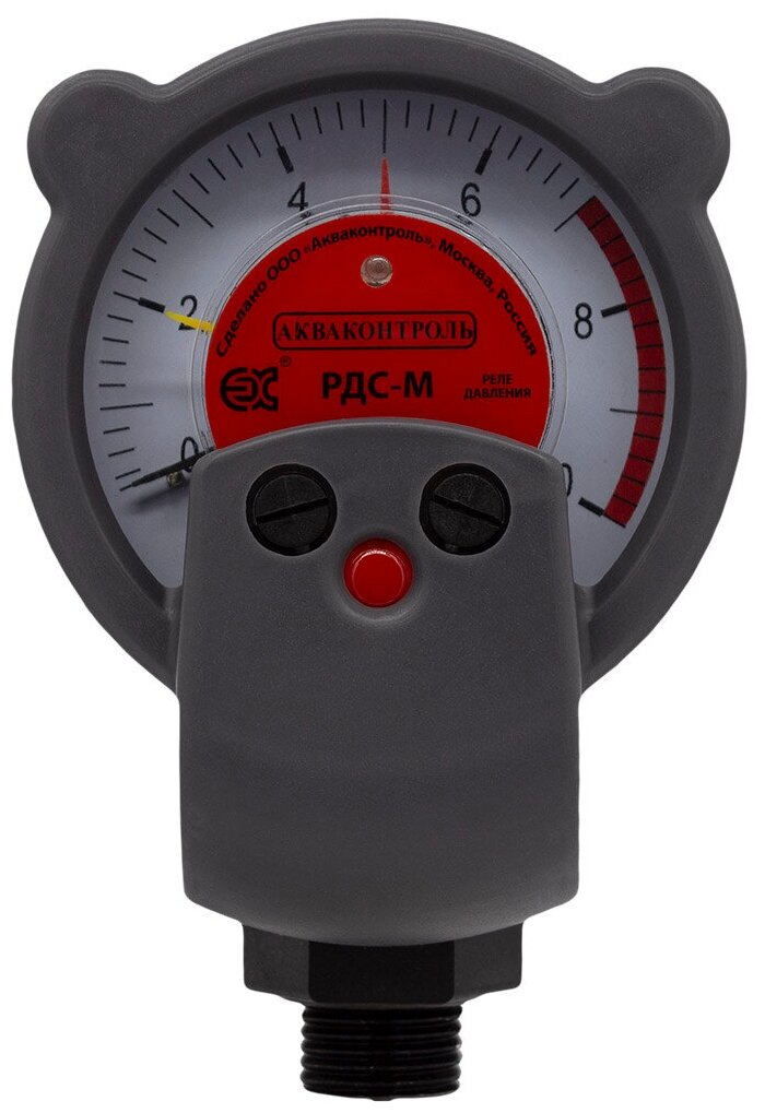 Реле давления воды стрелочное EXTRA Акваконтроль РДС-М(Мастер) G1/2 (точность 10%) - фотография № 1