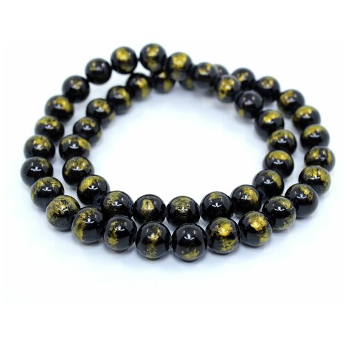 фото Handinsilver ( посеребриручку ) браслет-четки из черного лазурита 8мм. длина изделия 34см