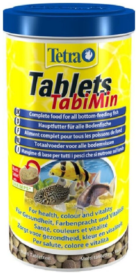 TETRA TABLETS TABIMIN корм таблетки для донных рыб (2050 т) - фотография № 7