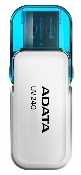 USB Flash накопитель 32Gb ADATA UV240 White (AUV240-32G-RWH)