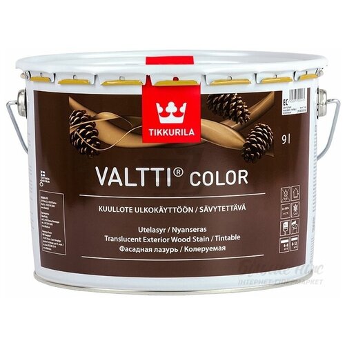 Tikkurila Valtti Color/Тиккурила Валтти Колор фасадная лазурь на масляной основе 9л