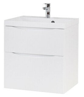 Тумба под раковину BelBagno Marino-H60 60 bianco lucido (MARINO-H60-600-2C-SO-BL-P)