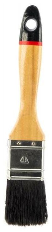 STAYER UNIVERSAL-EURO 38 мм, 1,5″ чёрная натуральная щетина, деревянная ручка, Плоская кисть (01022-038) - фотография № 5